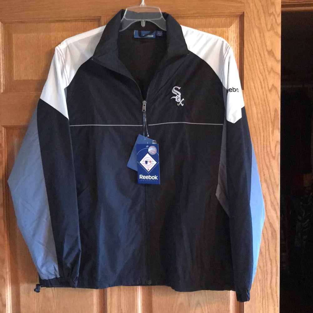NWT Reebok White Sox ⚾️ Logo Wind Breaker -Men’s